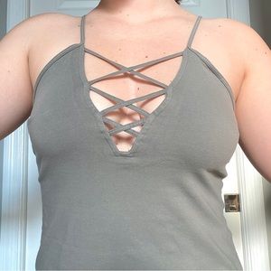 army green tank from Express!